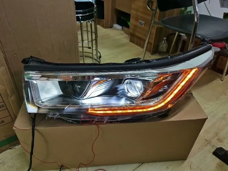 2015+ Toyota Highlander Headlights LED DRL Sequential