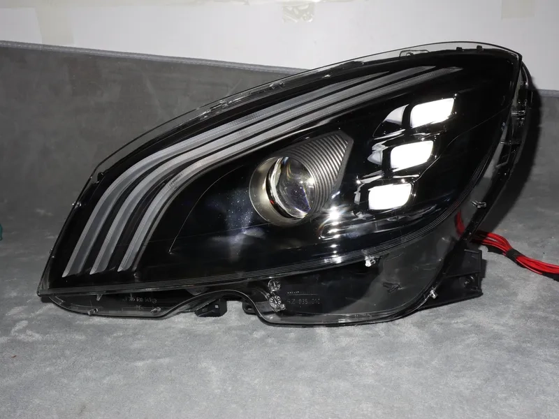 11+ Mercedes W204 Headlights Maybach Style LED