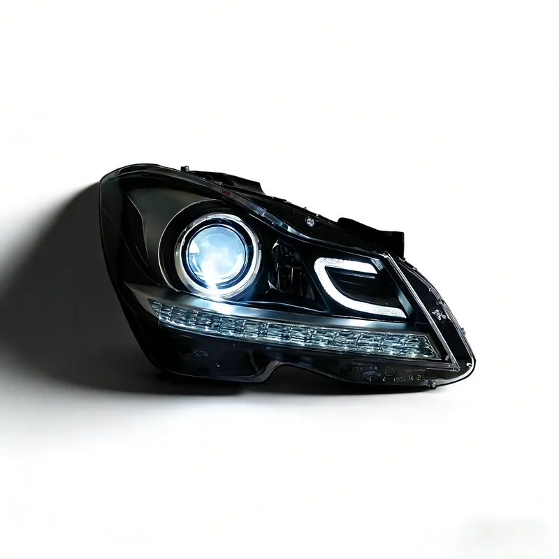 2011+ Mercedes W204 Headlights LED DRL Projector 2011+ Mercedes W204 Headlights LED DRL Projector