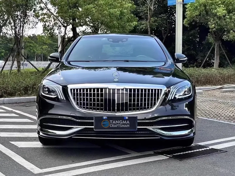 14+ S-Class W222 Headlights Maybach Style LED DRL