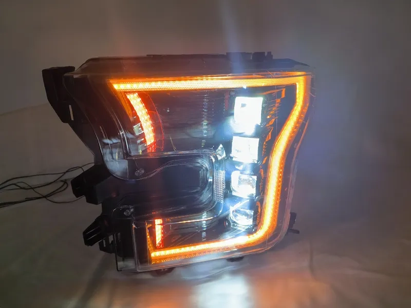 15+ Ford Raptor F150 LED Projector Headlights DRL