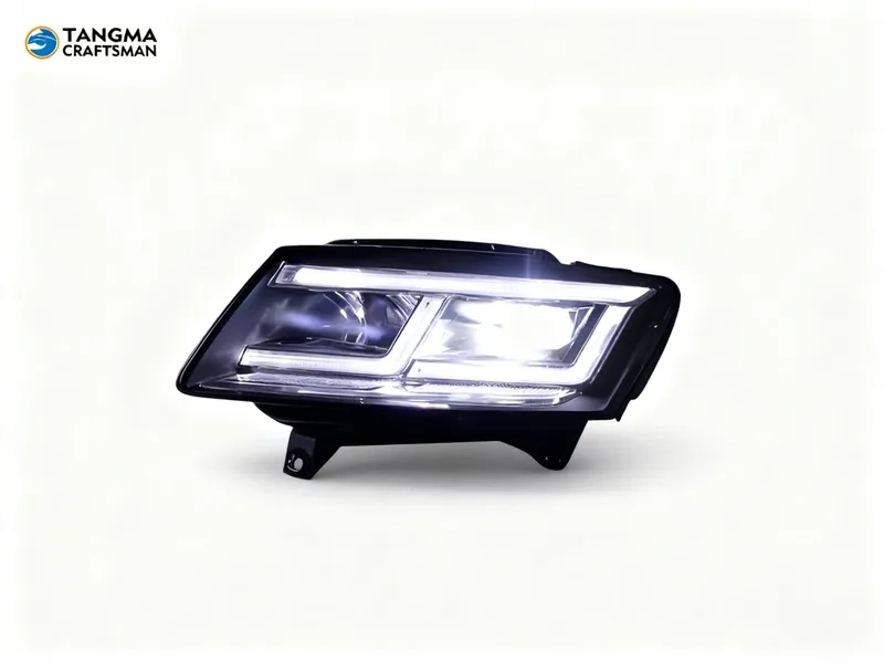 09+ Audi Q5 LED Headlights Matrix DRL Assembly