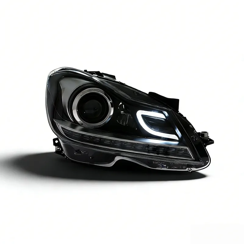 2011+ Mercedes W204 Headlights LED DRL Projector 2011+ Mercedes W204 Headlights LED DRL Projector