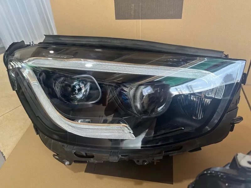 16+ Mercedes GLC LED Headlight X253 Upgrade DRL Installation Result