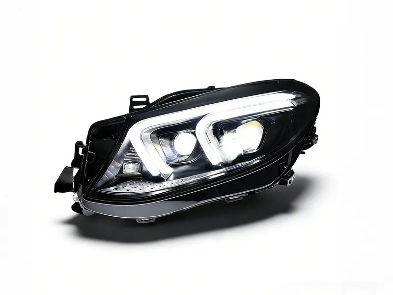 15+ Mercedes GLE LED Headlight Assembly DRL Flowing