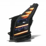 14+ Cadillac ATS LED Headlights Blue DRL Sequential