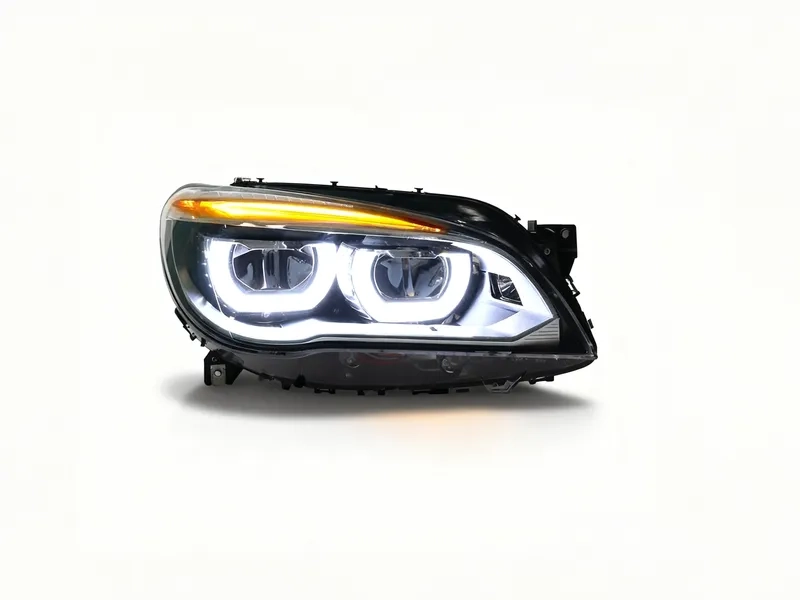 09+ BMW 7 Series LED Headlights F02 Upgrade DRL