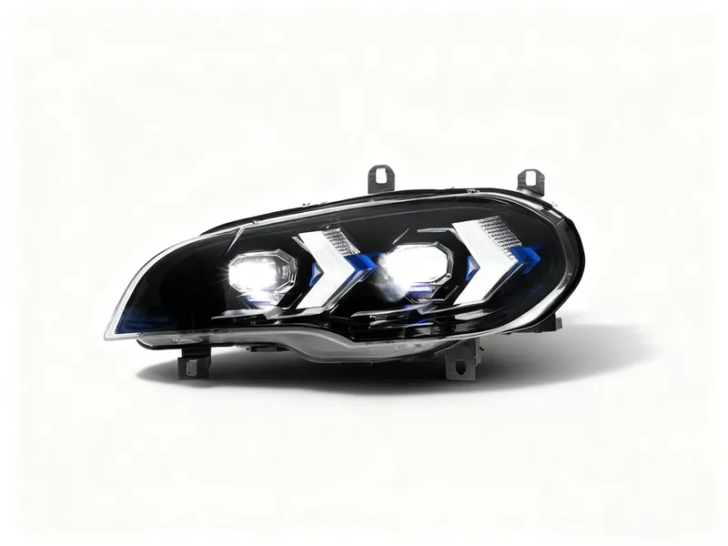 07+ BMW X5 LED Headlights E70 DRL Upgrade