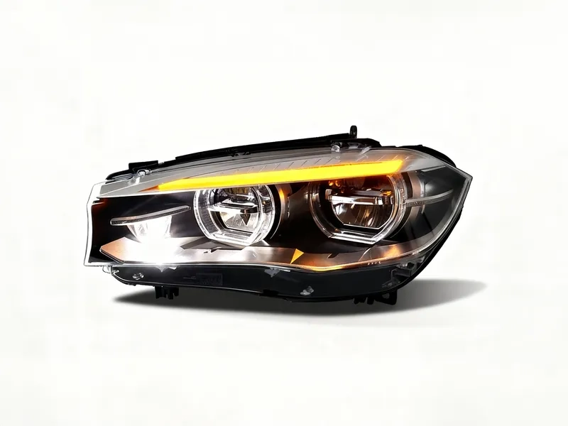 14+ BMW X5 X6 Full LED Headlight DRL Assembly