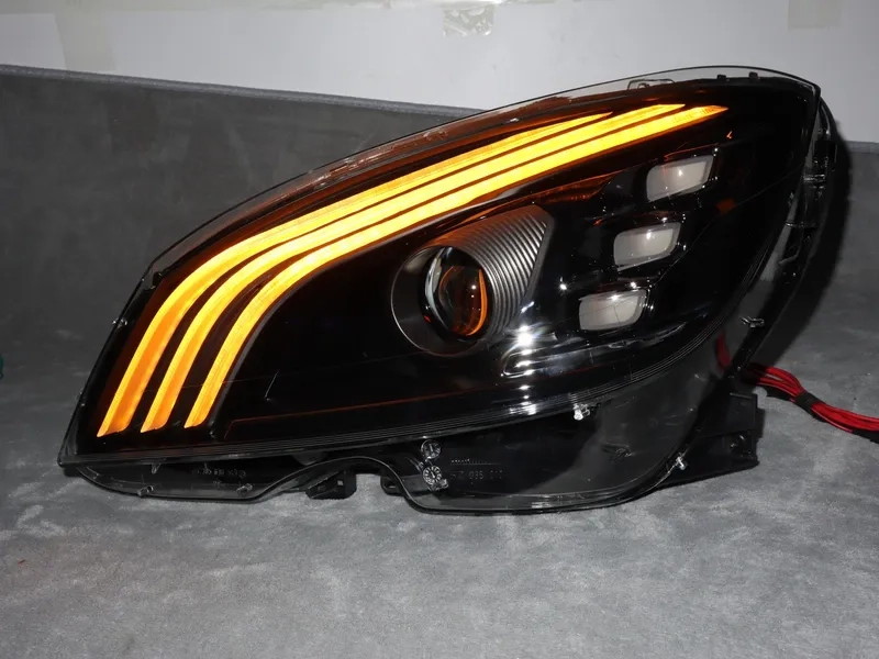 11+ Mercedes W204 Headlights Maybach Style LED