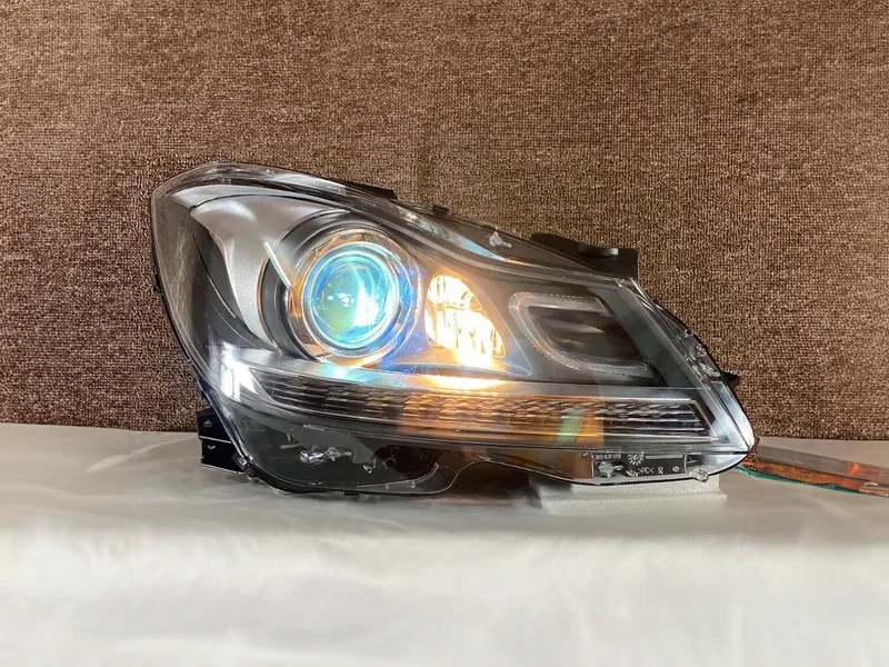 2011+ Mercedes W204 Headlights LED DRL Projector