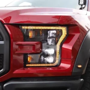 15+ Ford Raptor F150 LED Projector Headlights DRL