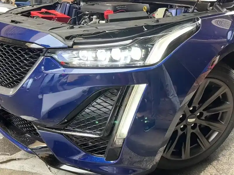 19+ Cadillac CT5 LED Headlights Crystal Lens DRL