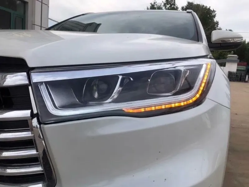2015+ Toyota Highlander Headlights LED DRL Sequential