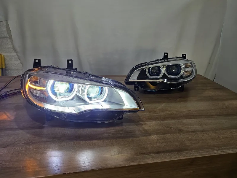 08+ BMW X6 LED Headlights E71 Upgrade