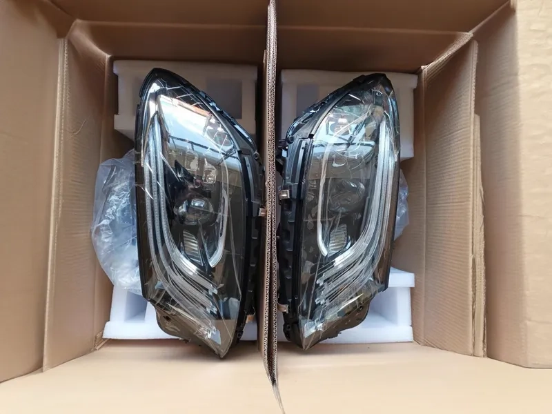 14+ S-Class W222 Headlights Maybach Style LED DRL