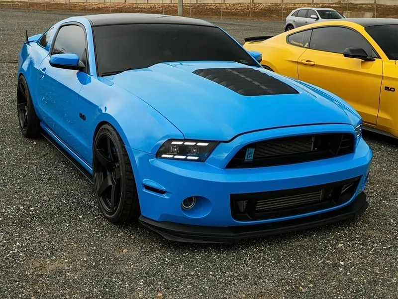 09+ Ford Mustang LED Headlights with DRL Projector