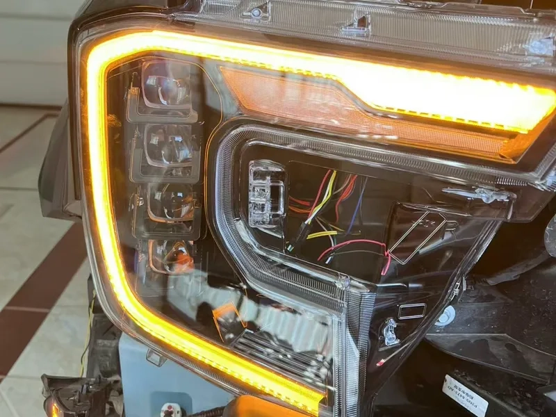 22+ Ford Ranger LED Headlights DRL Sequential Lens