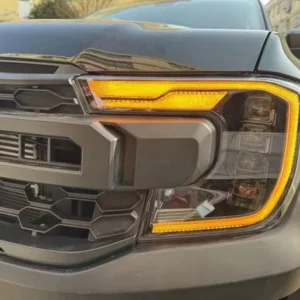 22+ Ford Ranger LED Headlights DRL Sequential Lens