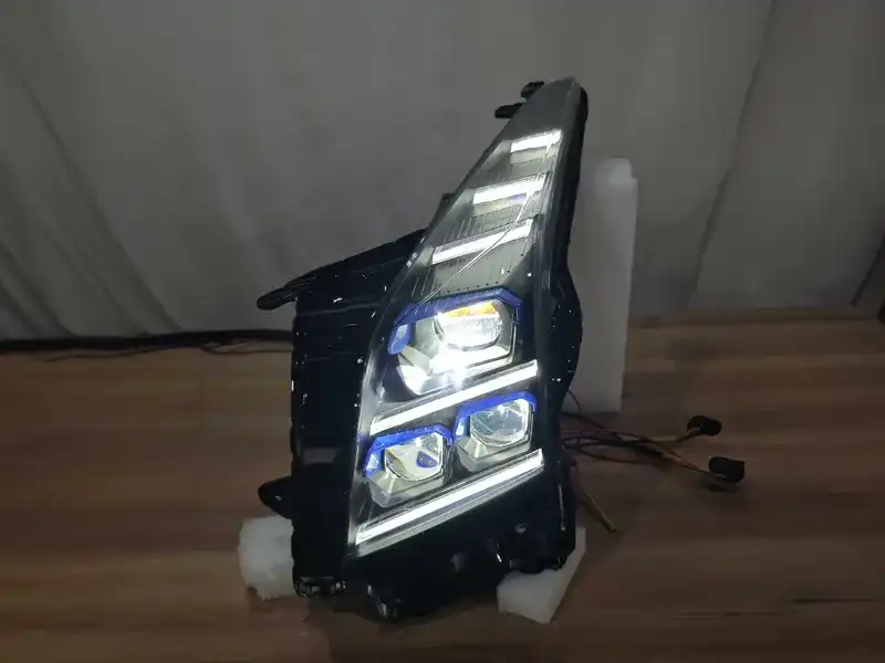 14+ Cadillac ATS LED Headlights Blue DRL Sequential