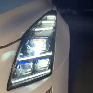 14+ Cadillac ATS LED Headlights Blue DRL Sequential