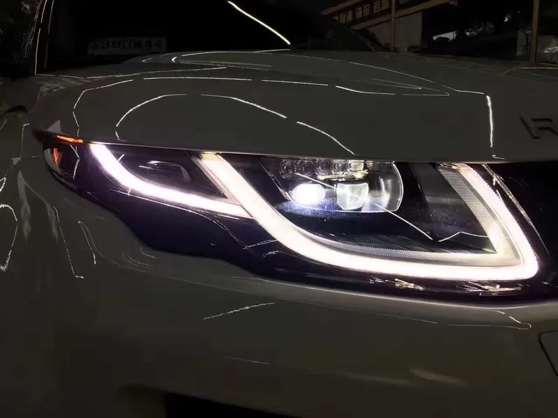13+ Range Rover Evoque Headlights LED Xenon Upgrade