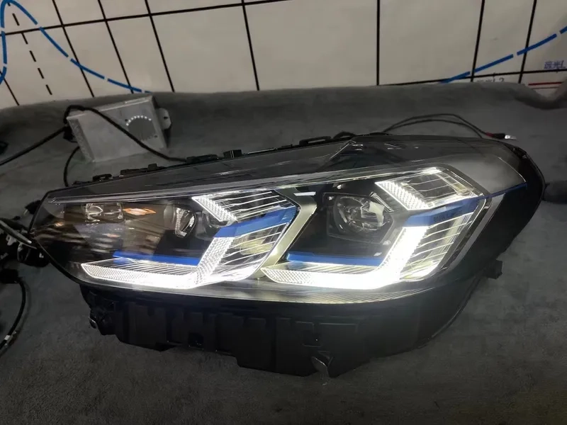 2018+ BMW X3 LED Headlight Assembly Blue DRL G08