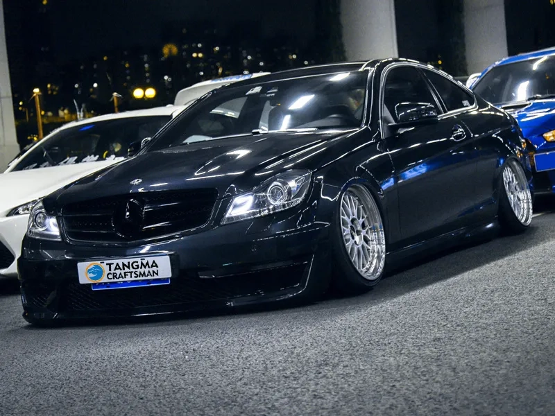 2011+ Mercedes W204 Headlights LED DRL Projector