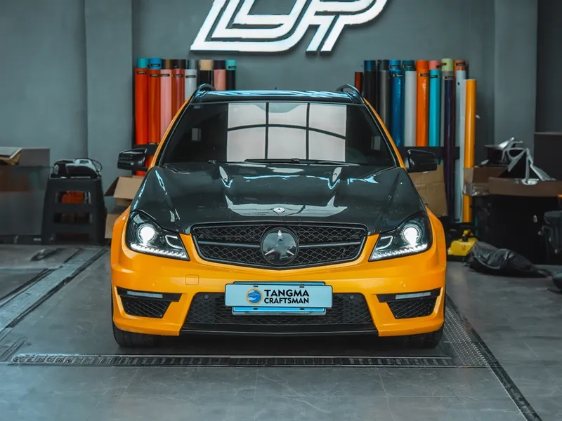 2011+ Mercedes W204 Headlights LED DRL Projector