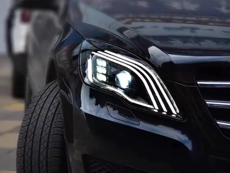 2010+ Mercedes R-Class LED Headlights W251 DRL