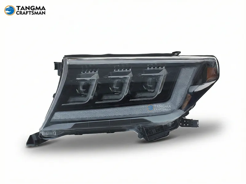 07-15 Land Cruiser Headlights Bi-LED DRL Assembly