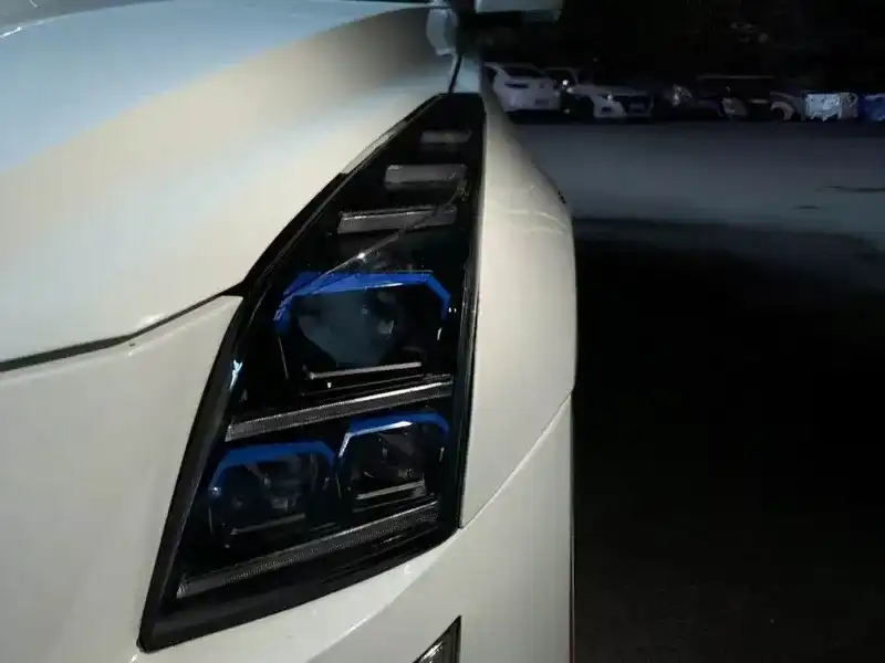 14+ Cadillac ATS LED Headlights Blue DRL Sequential