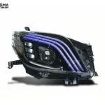 10+ Prado LED Headlights Sequential DRL Projector