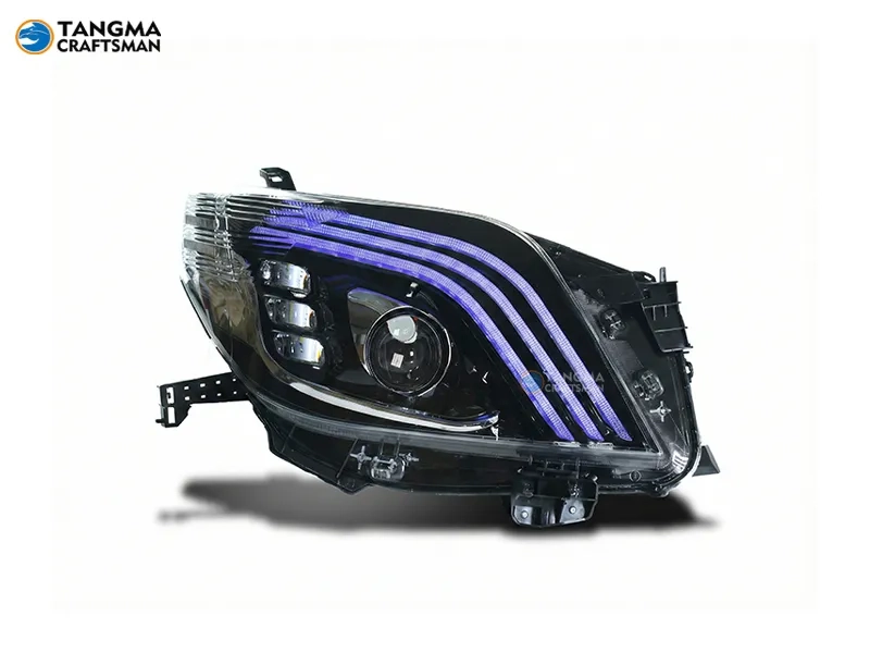 10+ Prado LED Headlights Sequential DRL Projector