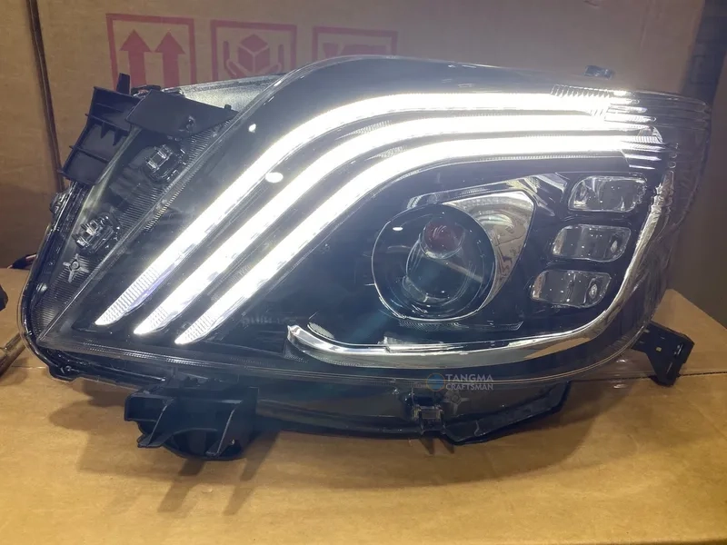 10+ Prado LED Headlights Sequential DRL Projector