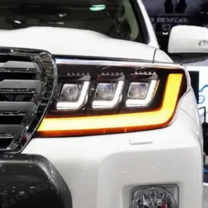 07-15 Land Cruiser Headlights Bi-LED DRL Assembly