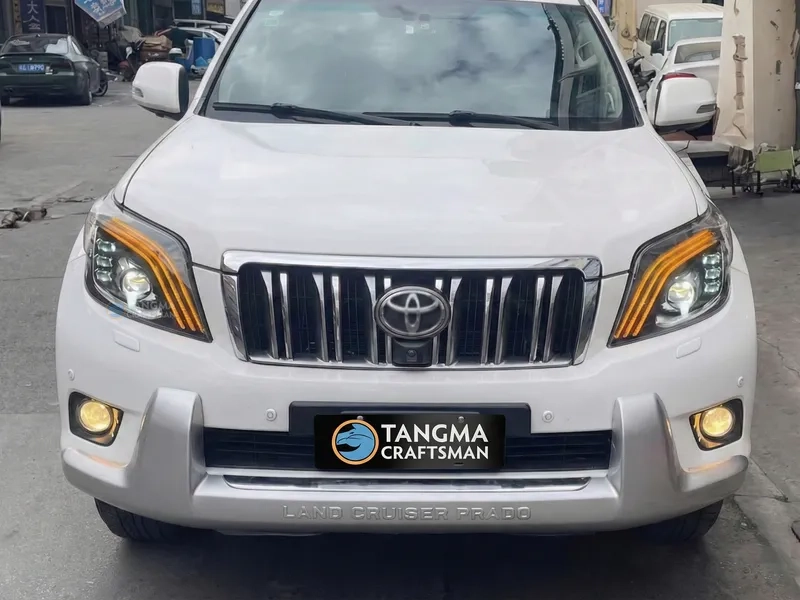 10+ Prado LED Headlights Sequential DRL Projector