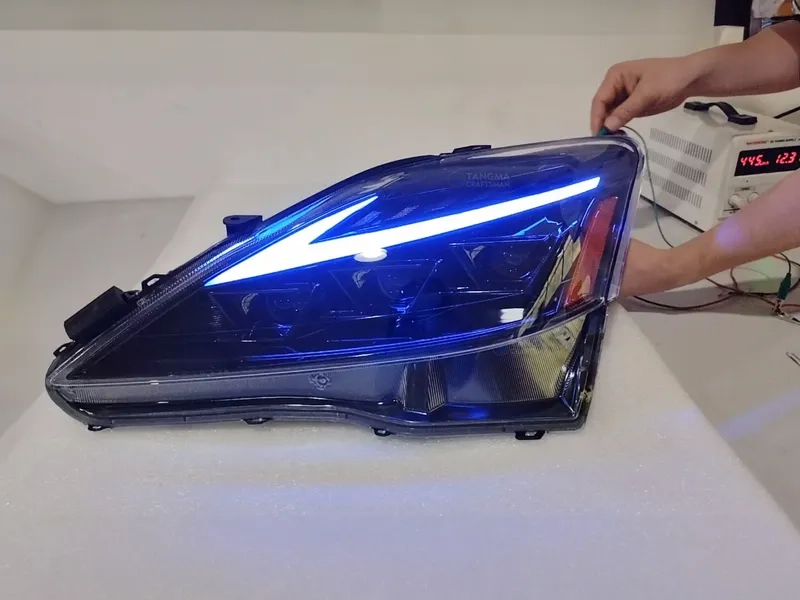 2006+ Lexus IS LED Headlight Triple Eye DRL Assembly