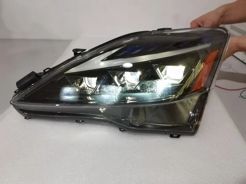2006+ Lexus IS LED Headlight Triple Eye DRL Assembly