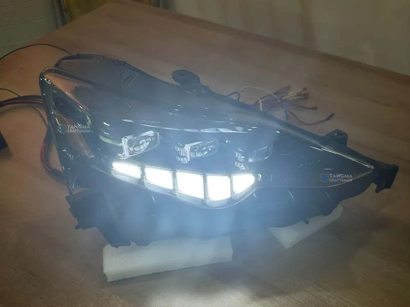 2013+ Lexus IS LED Headlight Triple Lens Sequential