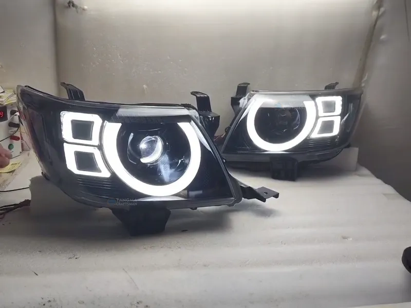 2012+ Hilux VIGO LED Headlights Defender Style