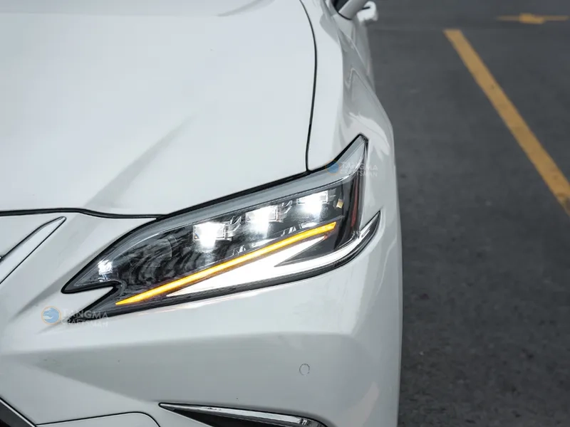 2018+ Lexus ES Matrix LED Headlight Assembly DRL. Matrix Triple Lens, Sequential Turn Signal for 18-24 Lexus ES XZ10. Superior brightness & OEM fit.