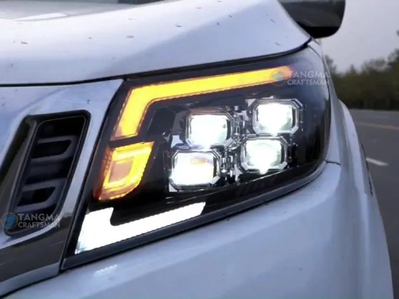 2014+ Nissan Navara NP300 LED Headlights DRL Sequential