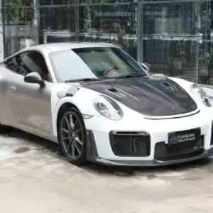 Porsche 911 991 PDLS Smoked LED Headlights with Modules and Wiring Harness Adaptive Upgrade