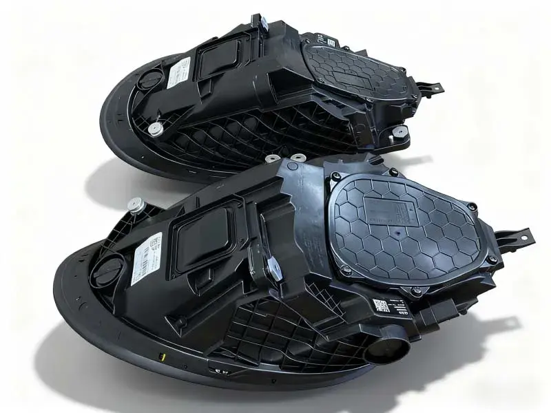 Porsche 911 991 PDLS Smoked LED Headlights with Modules and Wiring Harness Adaptive Upgrade